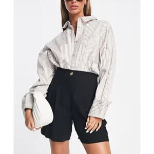 ASOS Black High Waist Women Shorts